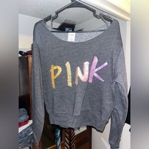 PINK Victoria's Secret Heathered Sweatshirt